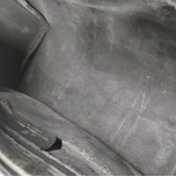 Auth Gucci Black Supreme Monogram PVC Sherry Line Web Doctor Boston Duffel Bag - Picture 8 of 9